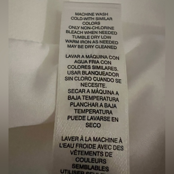 White House Black Market White Moto Style Blazer with Silver Zipper. - Picture 8 of 8